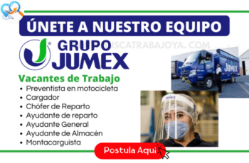 Empleos JUMEX: Vacantes con Requisitos y Beneficios
