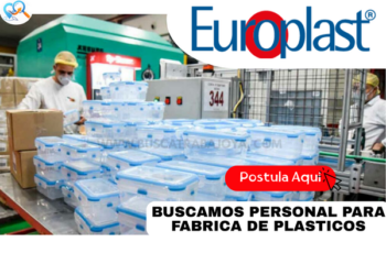 Empleos en Fábrica de Plásticos EUROPLAST – Contrato Inmediato