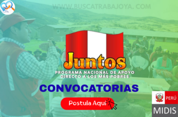 Programa Juntos Perú Ofertas de Trabajo Disponibles