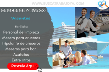 Trabaja en Cruceros – Vacantes con Alojamiento y Salario