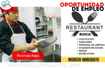 Trabaja en Restaurantes Reconocidos – ¡Crecimiento y Beneficios Garantizados!