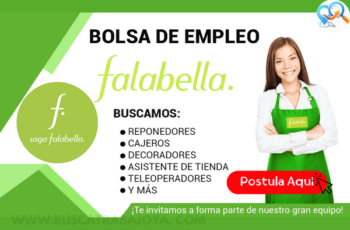 Trabaja en Falabella – Empleos Grandes Oportunidades de Crecimiento