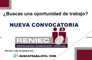 Conoce los Empleos y Perfiles de RENIEC