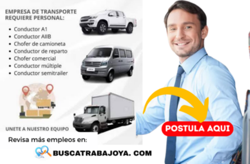 Empleos de Choferes Puestos Disponibles y Cómo Postular