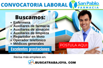 Farmacias San Pablo Empleos Requisitos y Oportunidades