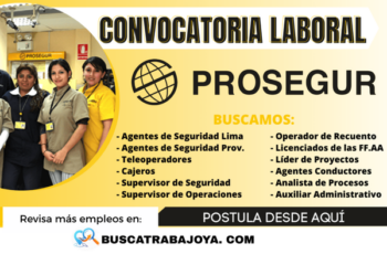 Postula a Prosegur Conoce Oportunidades de Trabajo