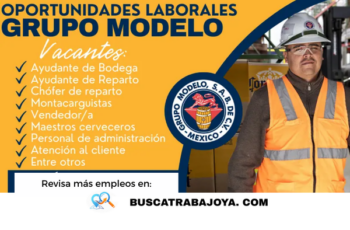 Trabaja en Grupo Modelo México con Nuevas Vacantes Laborales