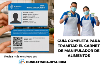 Carnet de Manipulador y Empleo Gastronómico