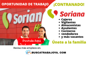 Conoce los puestos de trabajo que puedes encontrar en Soriana