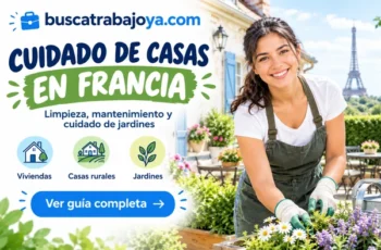 Del campo a la ciudad: empleos cuidando propiedades en Francia