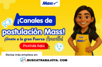 Trabajo en MASS: conoce las opciones de empleo disponibles