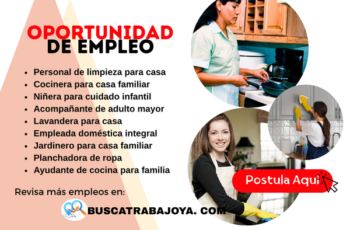 Empleo en Casas Particulares: Guía de Puestos y Cómo Postular