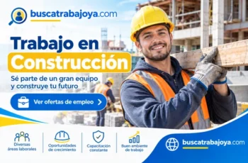 Trabajo en construcción de obras y oportunidades laborales