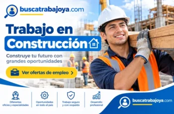 Trabajos para construir casas: conoce los principales puestos