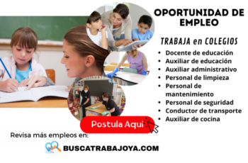 Empleos en Colegios: Puestos, Requisitos y Cómo Postular